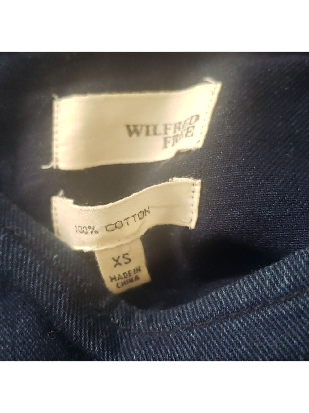 Wilfred Free Nori Dress In Denim - Picture 11 of 12
